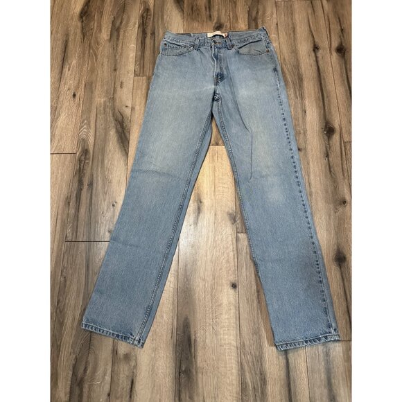 Levis 512 Slim Fit Mens Jeans 34W 36L Light Wash Denim Classic Casual Wear - Picture 1 of 8